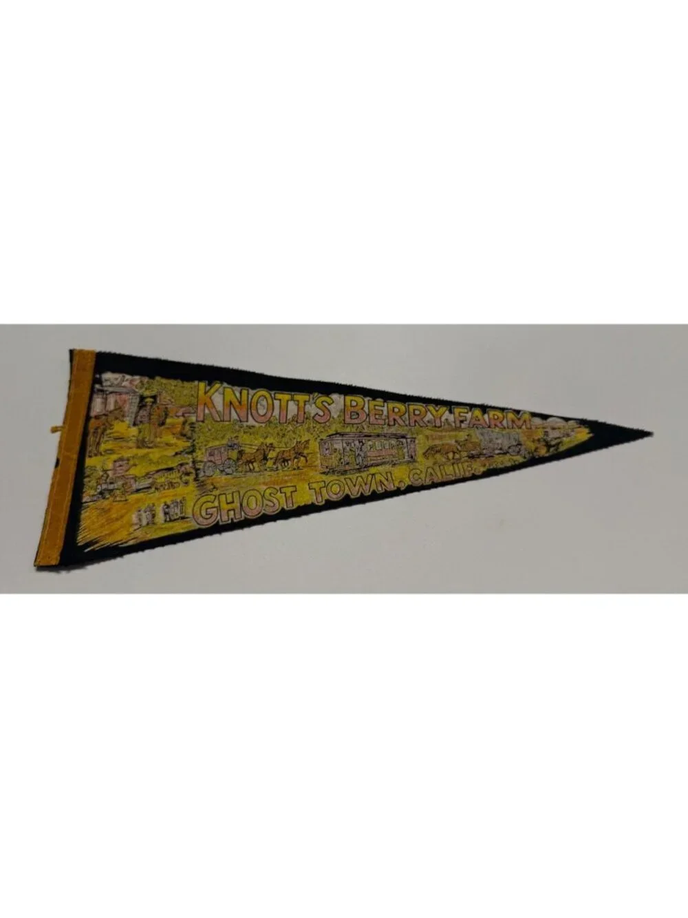 Vintage Knott's Berry Farm Ghost Town, California pennant